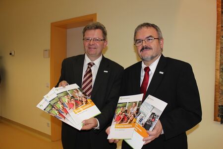  Frank Vogel, Landrat des Erzgebirgskreises und Matthias Lißke, Geschäftsführer der Wirtschaftsförderung Erzgebirge GmbH