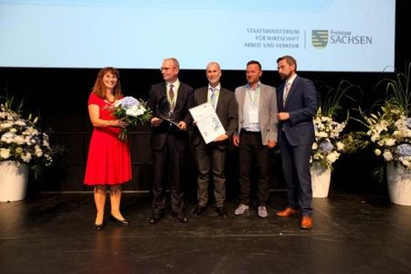 BLEMA KIRCHEIS gewann den 1. Platz beim Sächsischen Staatspreis für Innovation 2017 (Foto: futureSAX)