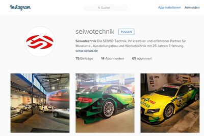 Die SEIWO Technik GmbH bei Instagramm