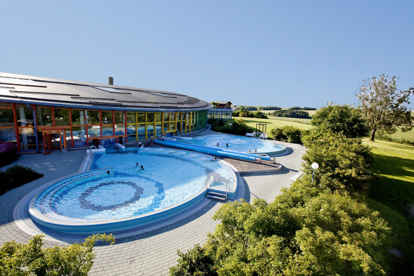 Außenbecken im AQUA MARIEN / © Stadtwerke Marienberg GmbH