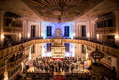 Das Eröffnungskonzert des Musikfest Erzgebirge 2016 unter der Leitung von Prof. Hans-Christoph Rademann