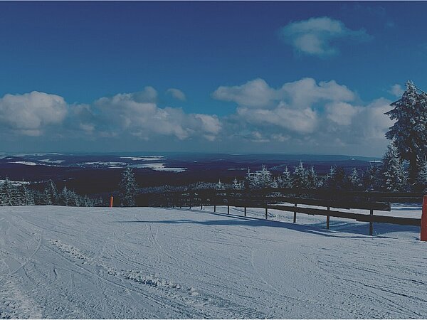 Langlauf auf der Höhen- und Eliteloipe (Fichtelberg / Oberwiesenthal)