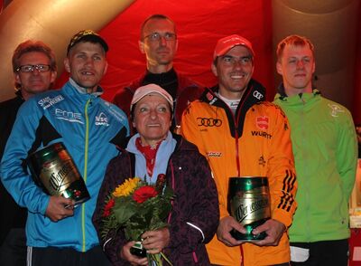 Das Team „Botschafter des Erzgebirges“ mit Tom Reichelt, Ingrid Lenk, Christian Schwab, René Sommerfeldt und Steve Rass (v.l.).