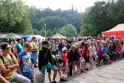 Zur Eröffnung der Kinderspielstadt AnnaZwerg waren über 100 Kinder Vorort.