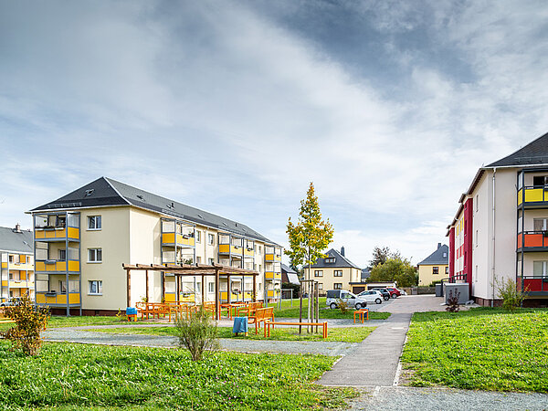 Seniorengarten an der Hedwigschachtstraße in Oelsnitz