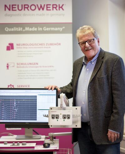Einer der beiden Geschäftsführer SIGMA Medizin-Technik GmbH aus dem Erzgebirge, Dr. Jochen Schwind. (Foto: SIGMA Medizin-Technik GmbH)