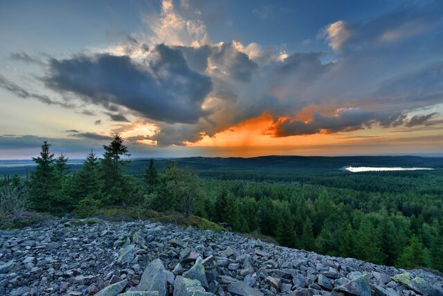 Blick vom Kahleberg / © Tourismusverband Erzgebirge e.V. / Egbert Kamprath