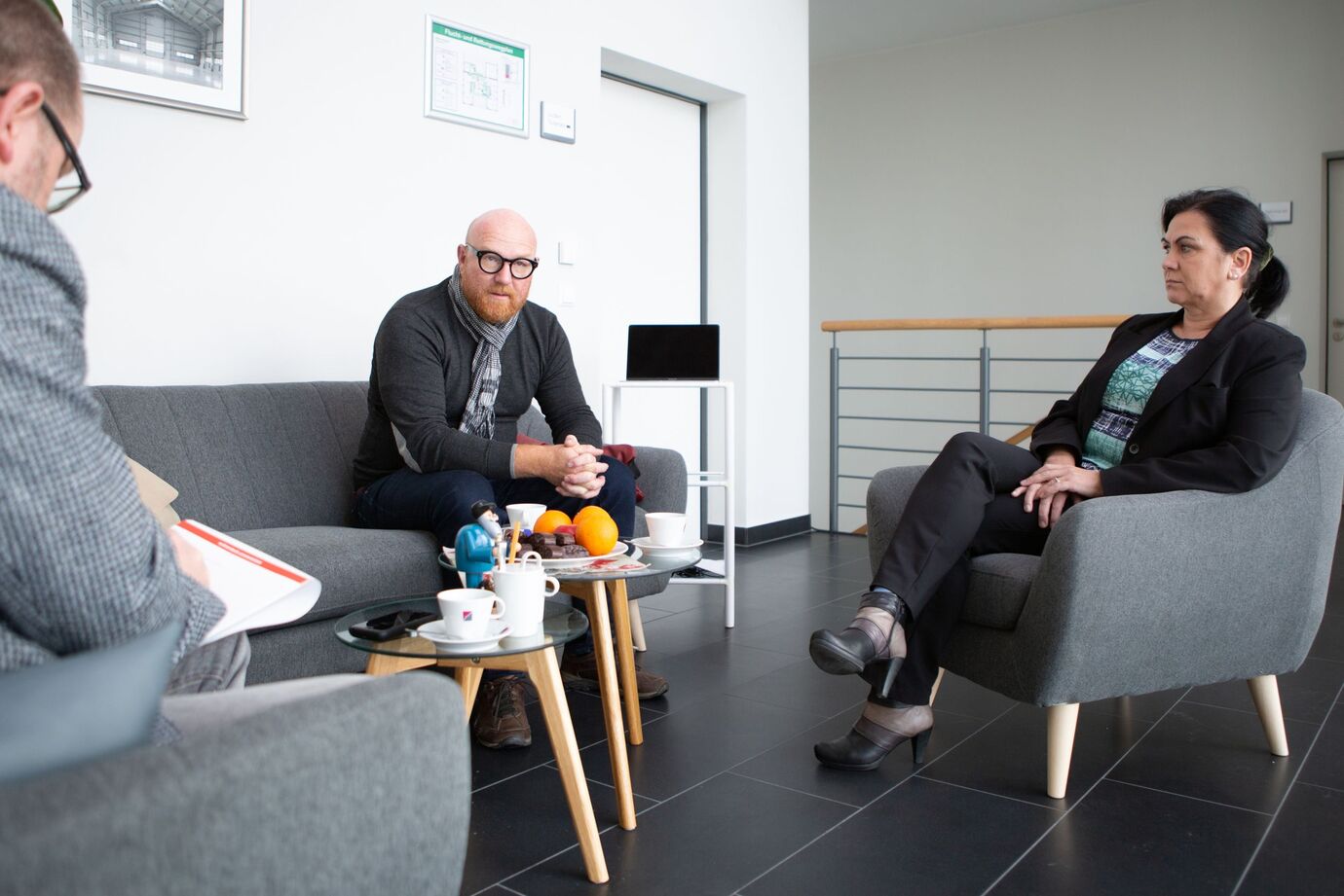Anke Neubert & Sören Claus im Interview mit Steffen Wollerstädt / © Erik Wagler - STUDIO2 MEDIA