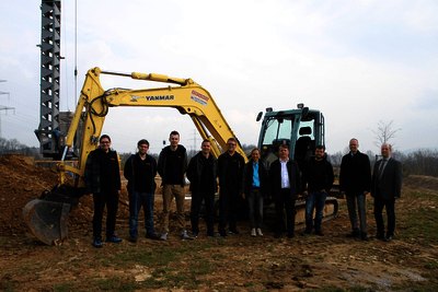 Die Gantner Instruments Environment Solution GmbH baut im Gewerbegebiet Zwönitz (Foto: Stadt Zwönitz).