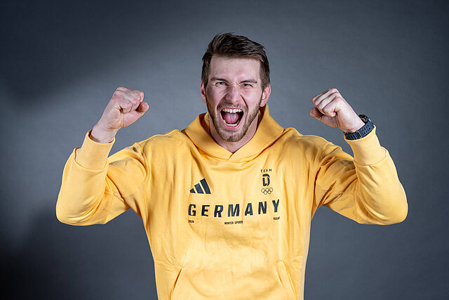 Der 21-j&auml;hrige Rodler Timon Grancagnolo aus Chemnitz trainiert am Bundesst&uuml;tzpunkt Oberwiesenthal im Erzgebirge und startet bei dein Olympischen Winterspielen 2026. / &copy; Team Deutschland / picture alliance