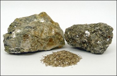 Das Lithiummineral Zinnwaldit (Foto: TU Bergakademie Freiberg)